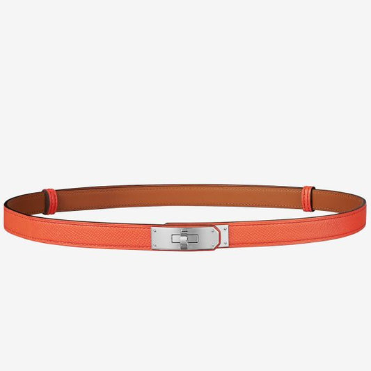 HERM Kelly 18 Belt In Orange Epsom Leather